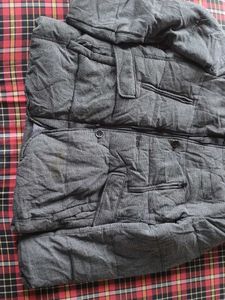 Men's Grey Padded Jacket