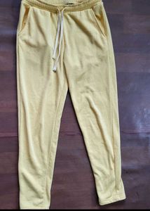 Comfortable Yellow Jogger Pants