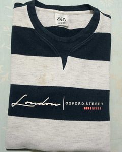 Zara Striped London Sweatshirt