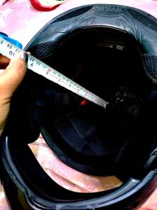 Glossy Black Motorcycle Helmet