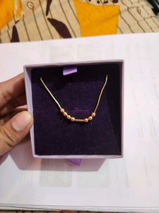 Everlasting Gold-Tone Morse Code Necklace