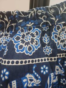 Boho Elephant Print Wrap Skirt