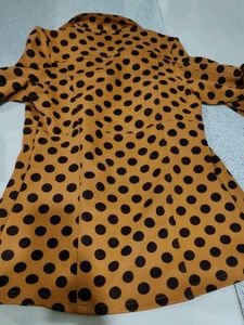 Stylish Polka Dot Jacket