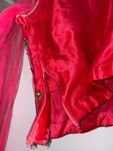 pink lehnga choli set