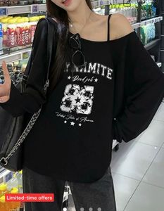 Oversized Graphic Print Top