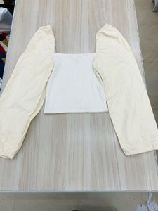 Chic Cream Puff Sleeve Top