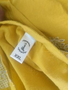Gold Printed Kurta Set (Women's)