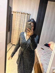 Sparkly Sequin Wrap Dress🧚🏻‍♀️🎀