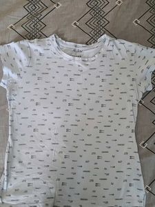 Cute Blue Graphic T-Shirt