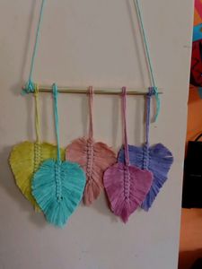 Macrame Hand Made Leaf Design