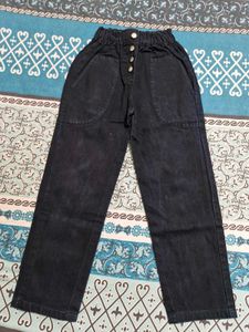 Dark Wash High Waisted Denim Jeans