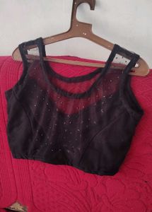 Royal look Black party wear Blouse