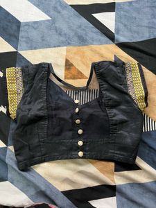 Black Fancy Saree with blouse