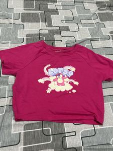 Pink  Crop Top