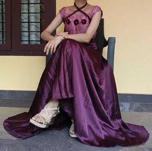 Elegant Purple Gown