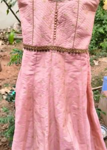 Elegant Pink Embellished Lehenga Choli