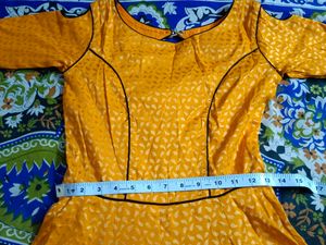 Yellow Desinger Frock