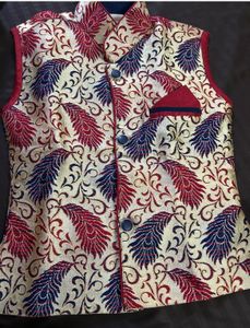 sleevless kurta(jacket) with doti