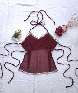 Y2k Chatpati backless halter top 💅🏻