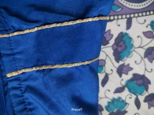 Long blue Anarkali With Dupatta 💙