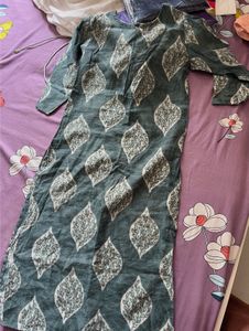 Embroidered Cotton Kurta with dupatta