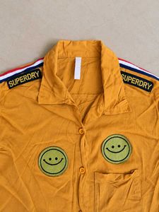 Superdry Smiley Face Tie-Front Shirt