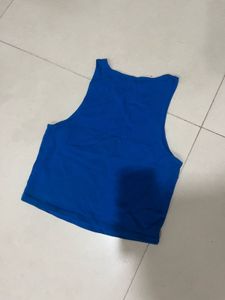 Forever21 Blue Crop Top