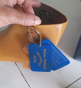Melissa Viviane Westwood Tan Booties