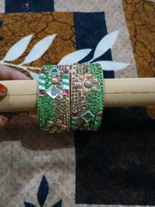 Sparkling Embellished Bangles