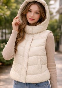 Padded Vest with Hood