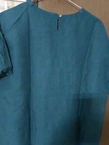 Teal green Relaxed Fit Top