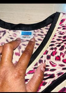 Chic Leopard Print Nightdress