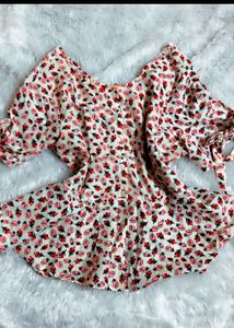 Chic Floral Print Blouse✨🫶🏻