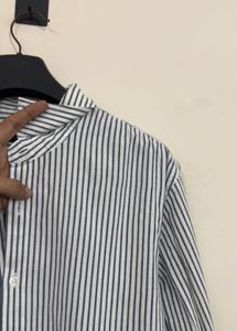 Classic Striped Button-Down Shirt