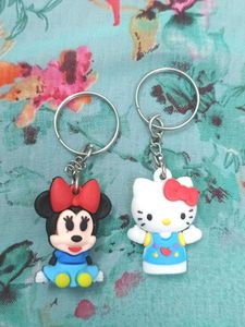 Minnie Mouse & Hello Kitty Keychains