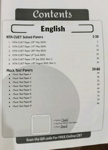 NTA CUET (UG) General Test &amp; English