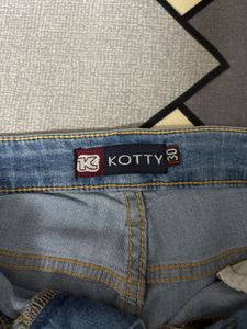 Light Wash Denim Shorts