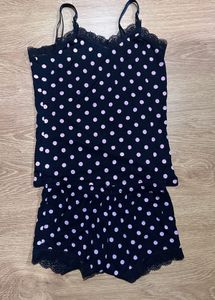 Cute Polka Dot Pajama Set