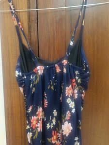 Floral Print Spaghetti Strap Dress
