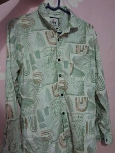 Men's Abstract Print Casual Shirt