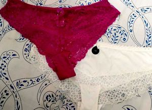 Lace Trim Panty Set of 2