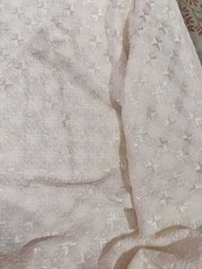 Elegant White Chikankari Kurta