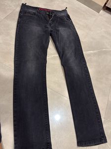 Men's Black Wash Slim Fit Jeans