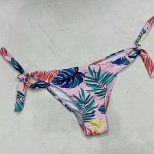 ❤️‍🔥 Tropical Print Tie-Side Bikini Bottom