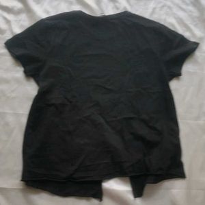 Black Chain Print T-Shirt