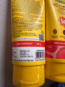 Mamaearth Ultra Light Indian Sunscreen SPF 50
