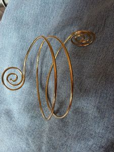 Unique Gold Arm Cuff spiral