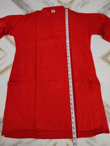 Heart Printed Palazzo with Red Kurti