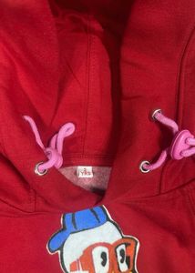 6) Cute Sweatshirt with hoodie for kids age 2yrs