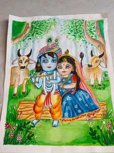 Radha Krishna Painting